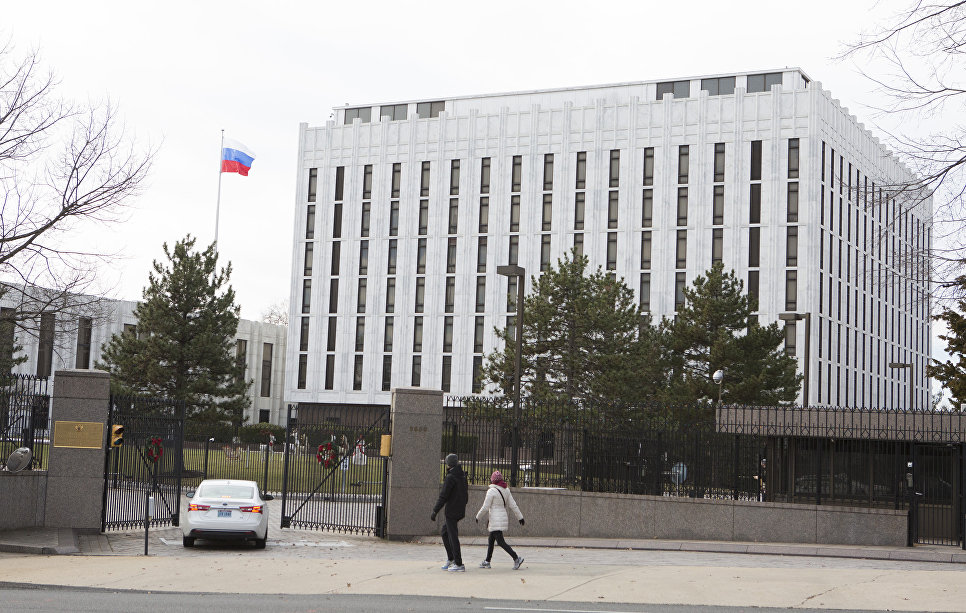 Здание посольства РФ в Вашингтоне