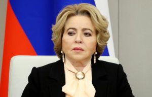 Спикер Совета Федерации РФ Валентина Матвиенко. Фото: Антон Новодережкин/ ТАСС