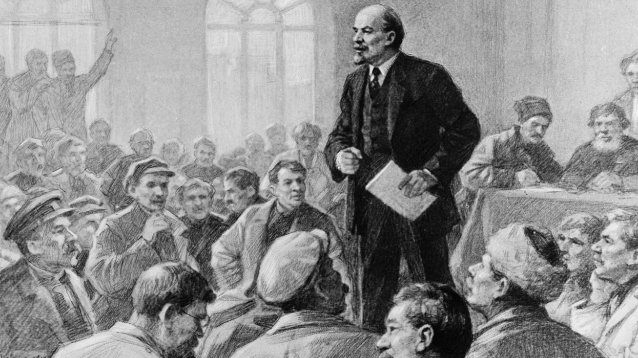 Ленин – как знамя Великой революции