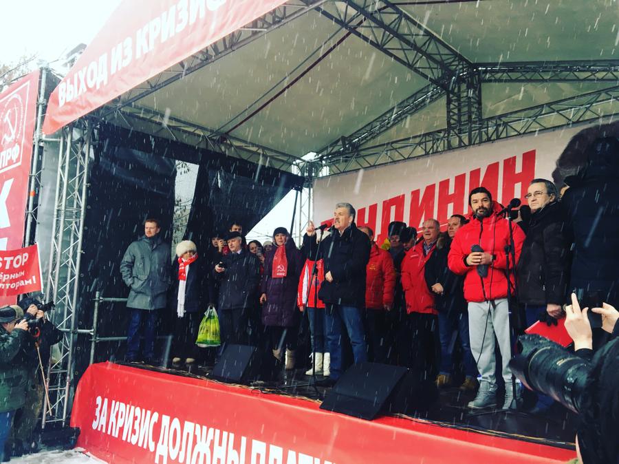 П.Н. Грудинин на митинге в Москве: Мы будем стоять за справедливость!