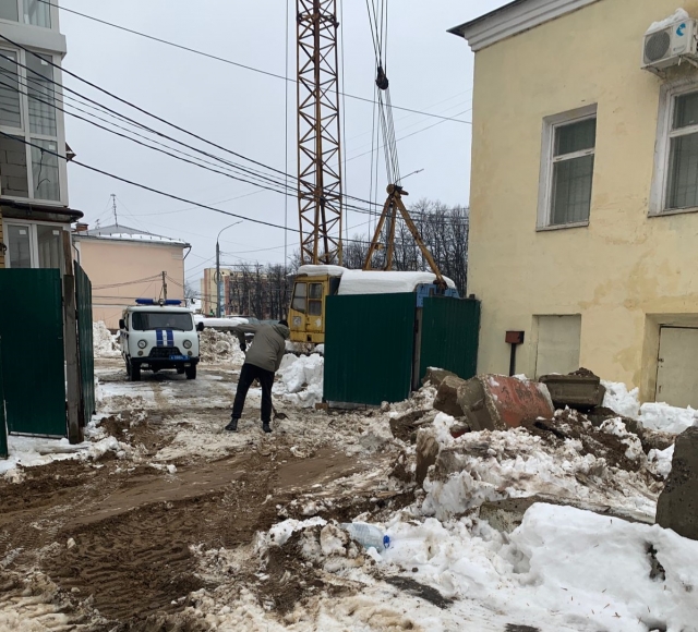 В Ярославле полицию вызвали на стройку многоквартирного дома