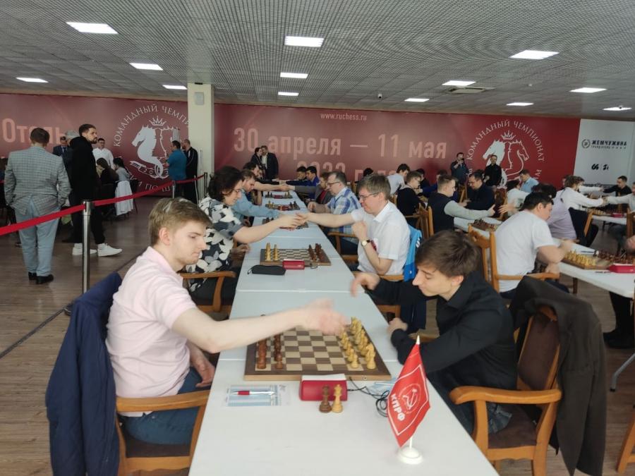 Мужская команда «КПРФ» стала серебряным призёром Чемпионата России по шахматам