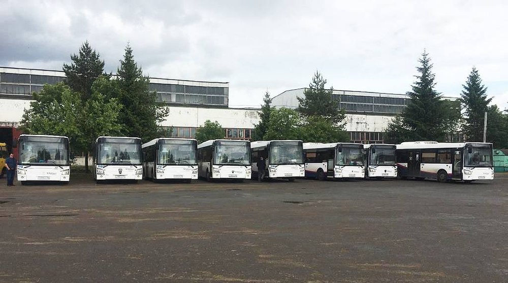 В Рыбинск прибыли старые автобусы из разваленного ярославского ПАТП-1
