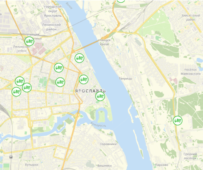 Жители Ярославля могут проконтролировать уборку улиц на интерактивной карте