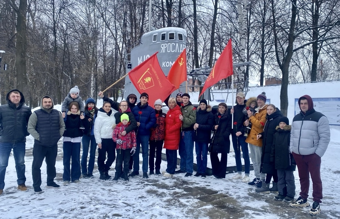 Ярославские комсомольцы отметили День создания Красной армии