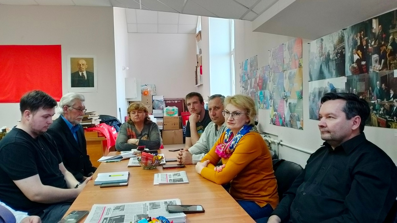 Коммунисты Заволжского района города Ярославля подвели итоги работы на выборах Президента РФ 15-17 марта 2024 года