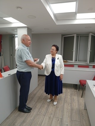 Награждение А.И. Голубевой